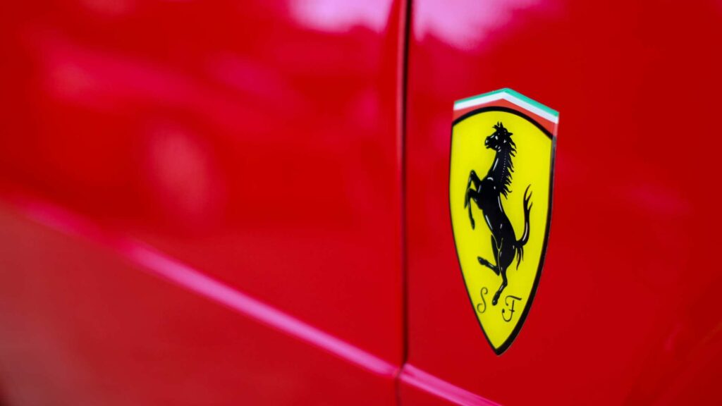 Un blason Ferrari