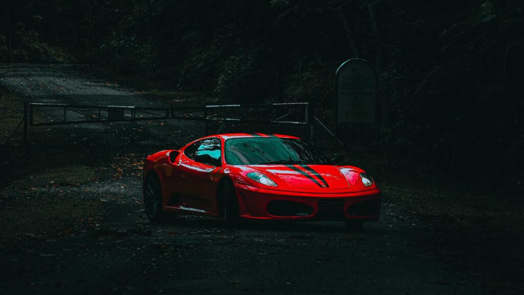 Une voiture Ferrari